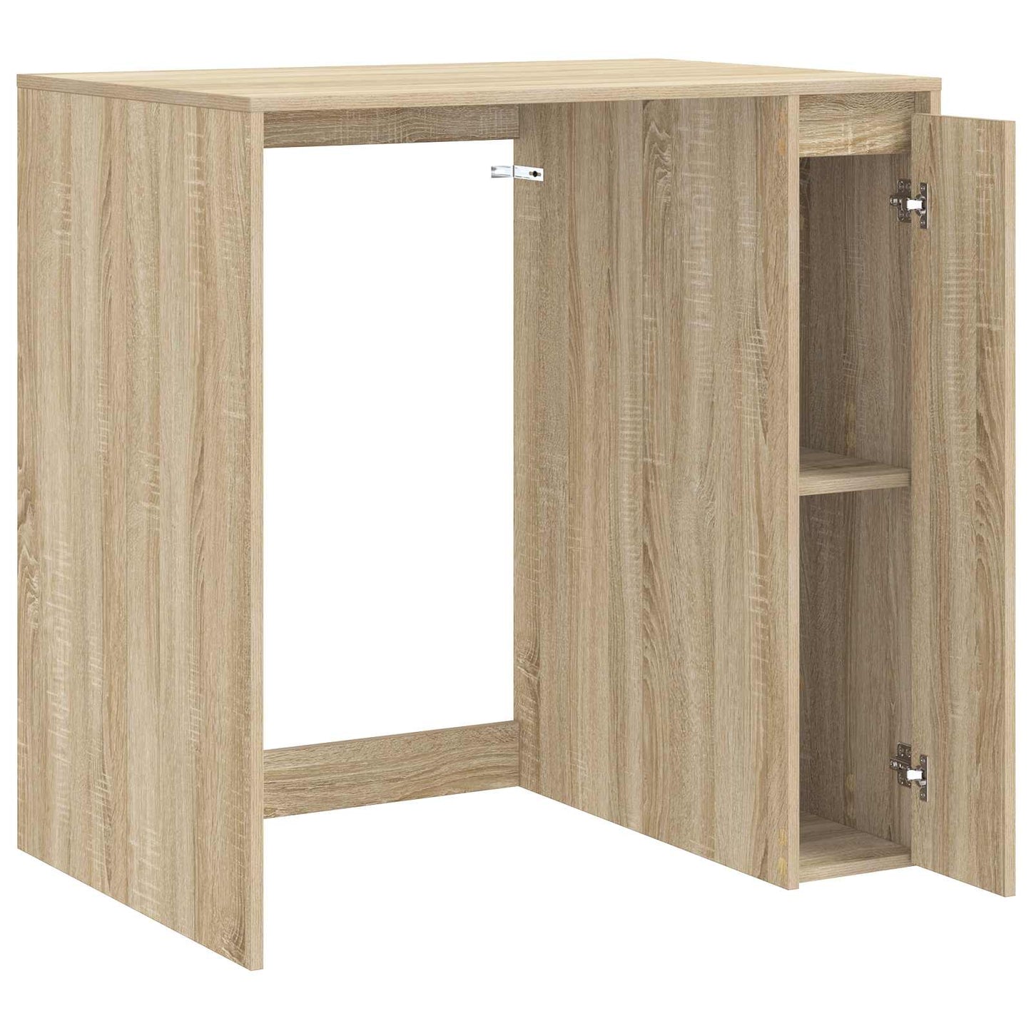 Wash Machine Cabinet with Storage Sonoma oak 87 x 60 x 89 cm