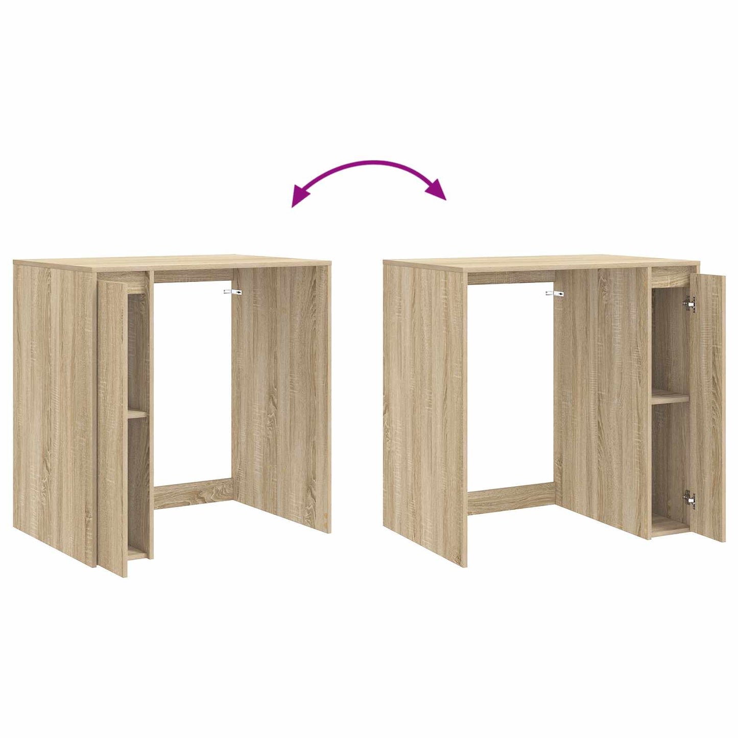 Wash Machine Cabinet Sonoma 87 x 60 x 89 cm Engineered wood