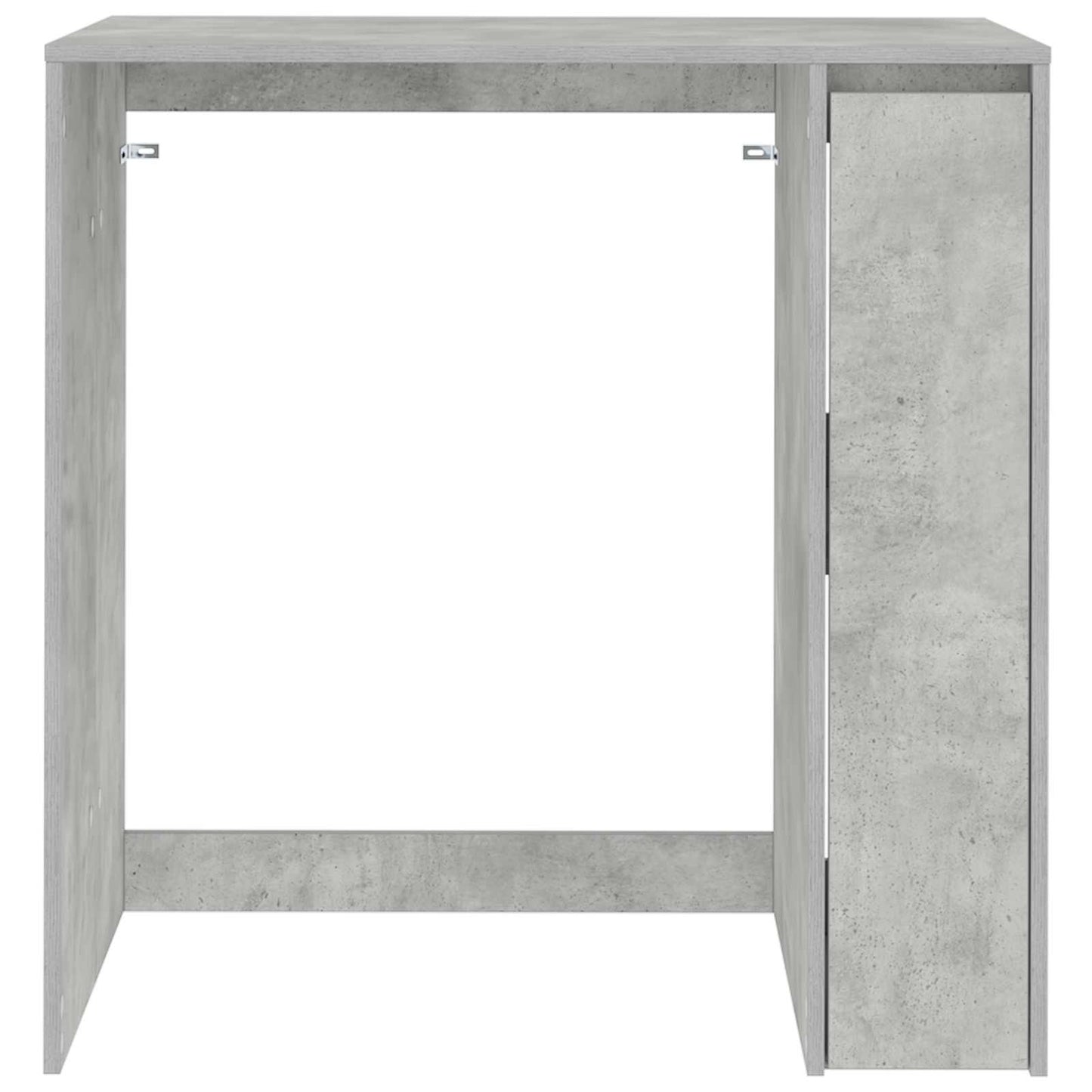 Wash Machine Cabinet with Storage Concrete gray 87 x 60 x 89 cm
