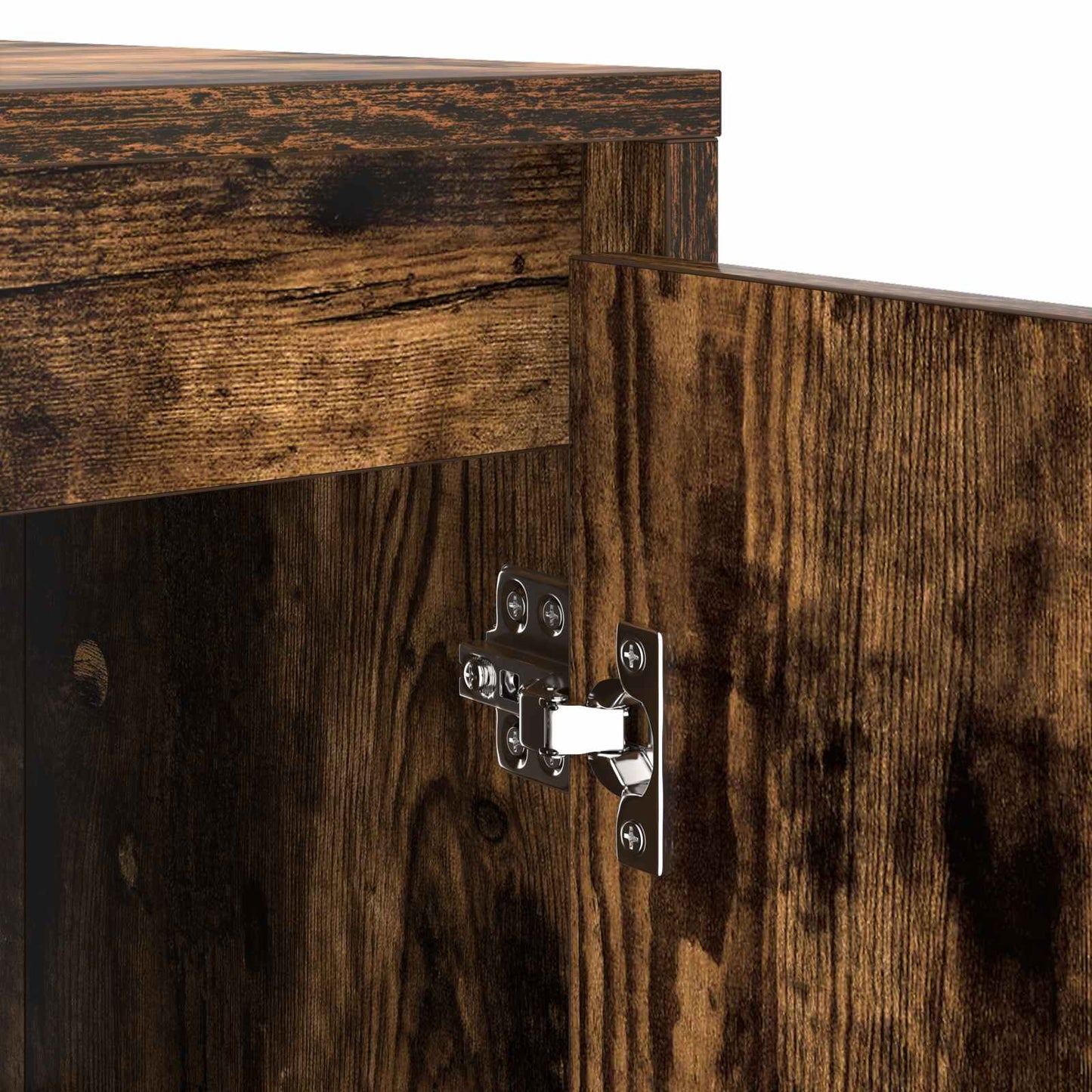 Wash Machine Cabinet Smoked Oak 87 x 60 x 89 cm Engineered wood