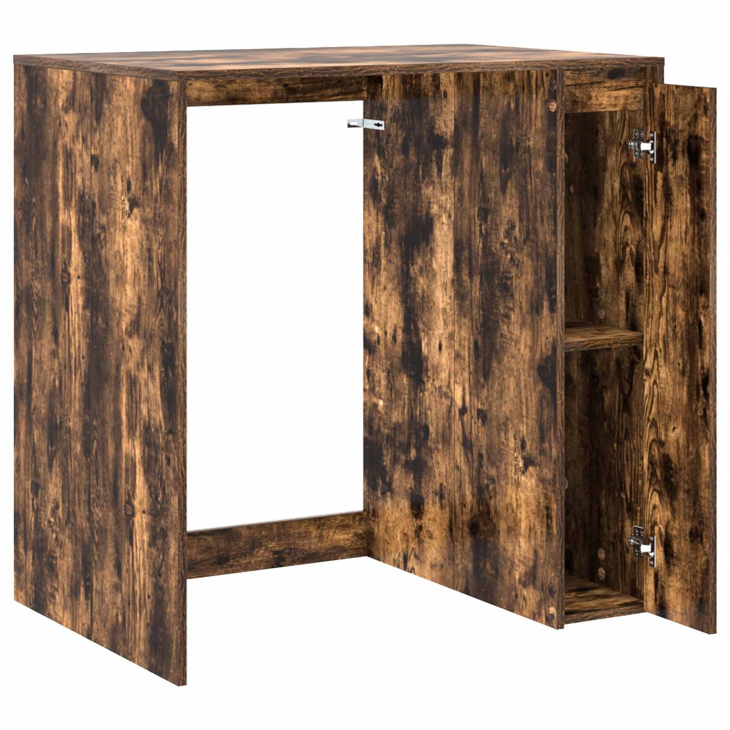 Wash Machine Cabinet Smoked Oak 87 x 60 x 89 cm Engineered wood