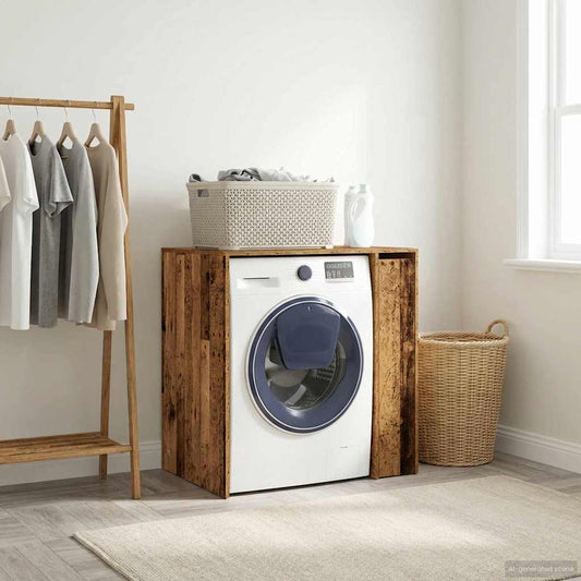 Wash Machine Cabinet Old Wood 87 x 60 x 89 cm Engineered wood