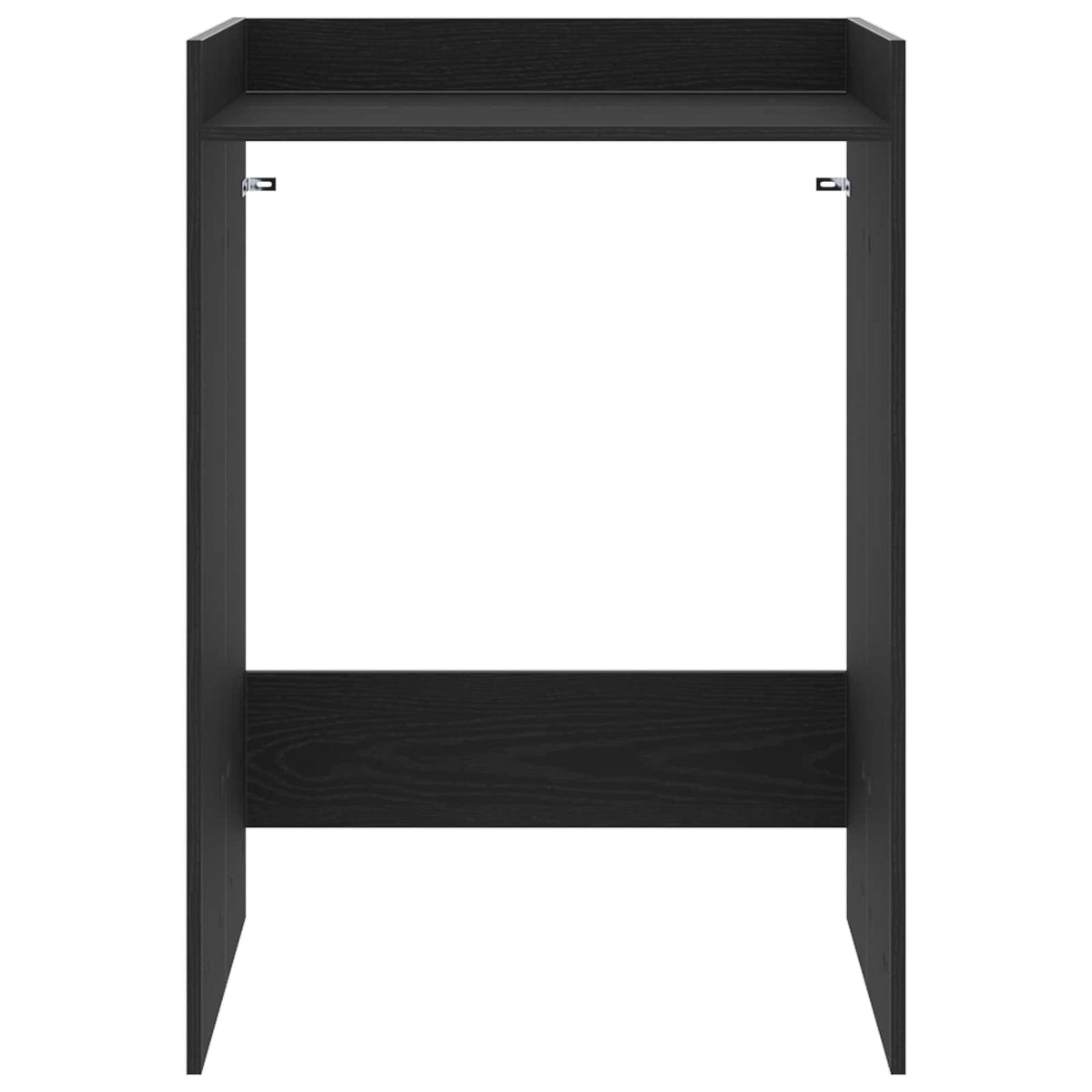 Wash Machine Cabinet with Storage Black Oak 67.5 x 62 x 97 cm