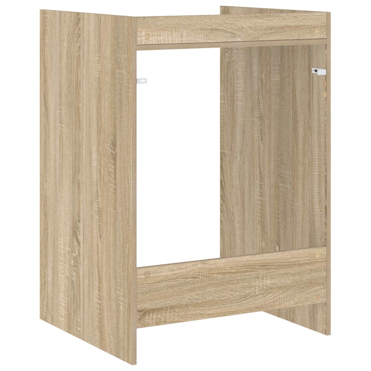 Wash Machine Cabinet with Storage Sonoma Oak 67.5 x 62 x 97 cm