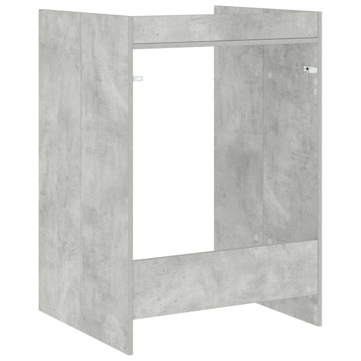 Wash Machine Cabinet Concrete Grey 67.5 x 62 x 97 cm