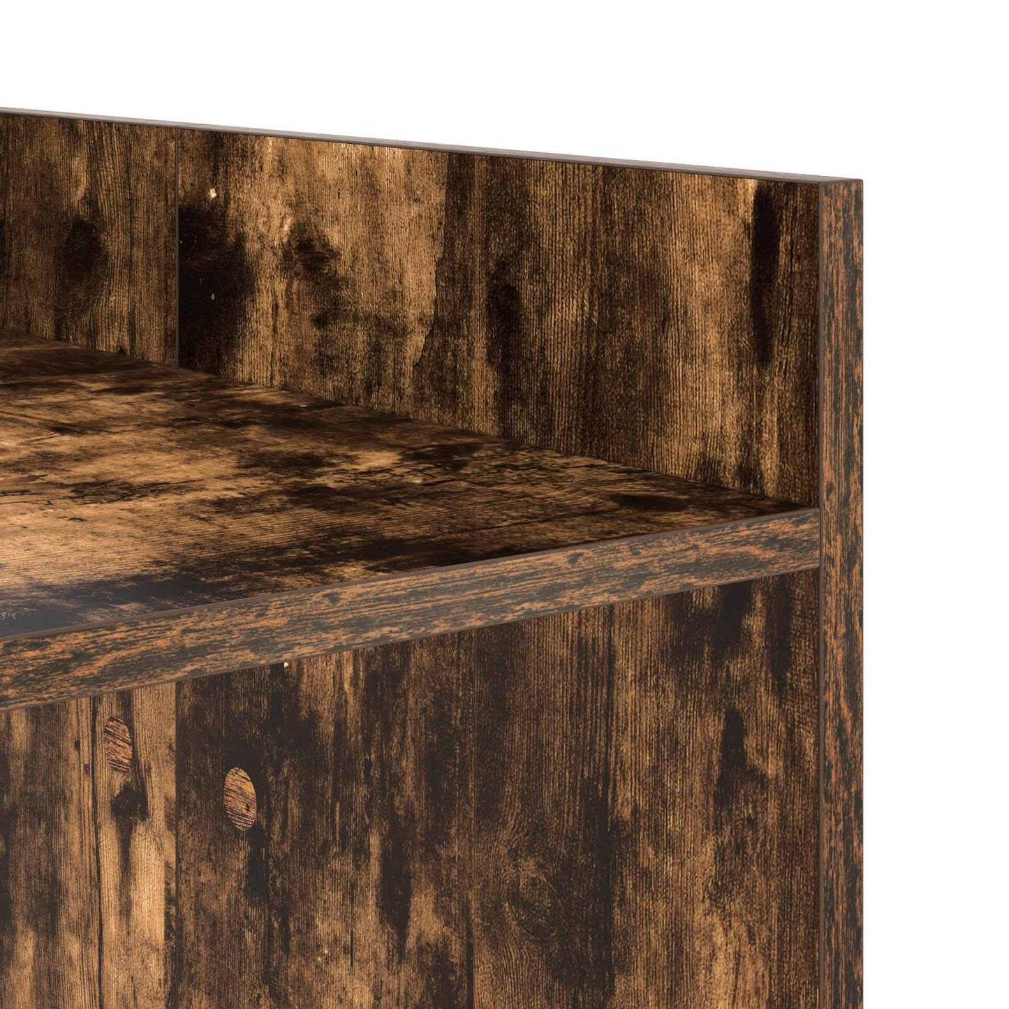 Wash Machine Cabinet with Storage Smoked Oak 67.5 x 62 x 97 cm