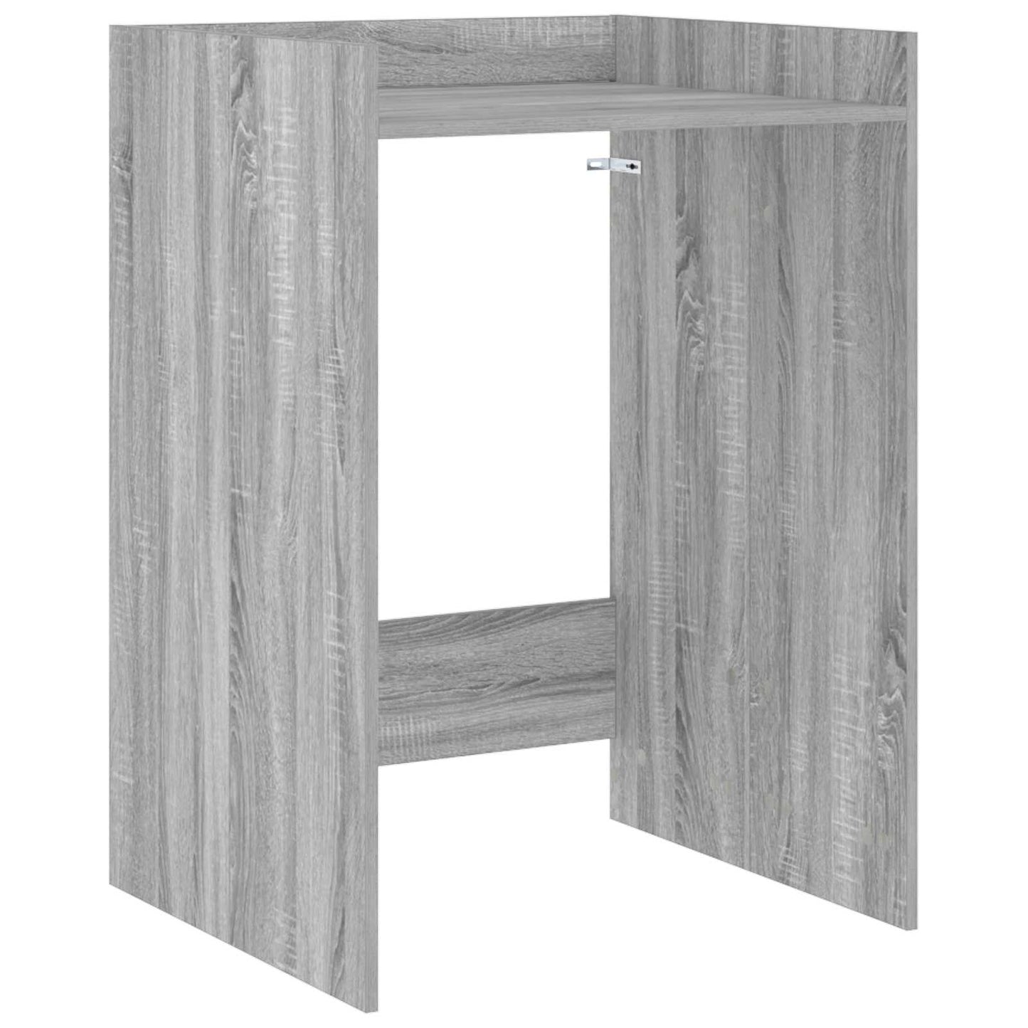 Wash Machine Cabinet with Storage Grey Sonoma 67.5 x 62 x 97 cm