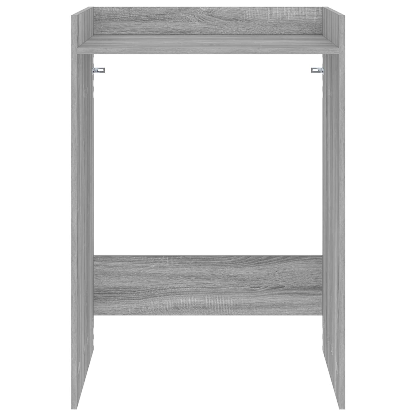 Wash Machine Cabinet with Storage Grey Sonoma 67.5 x 62 x 97 cm