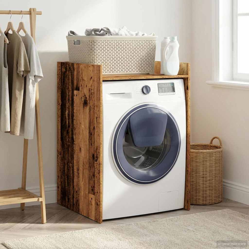Wash Machine Cabinet Old Wood 67.5 x 62 x 97 cm Engineered wood