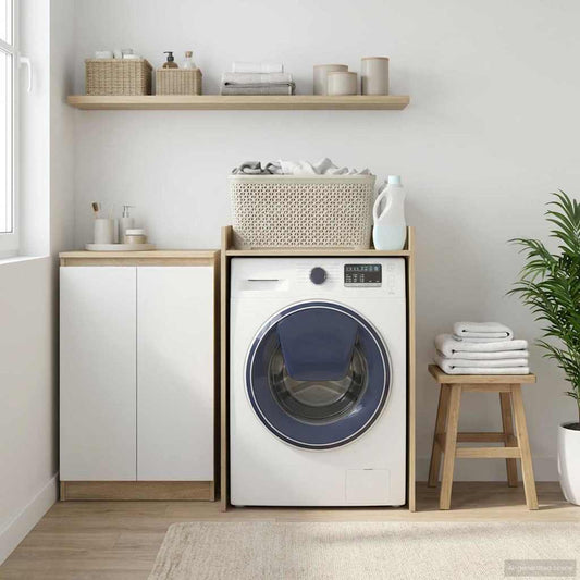 Wash Machine Cabinet Sonoma 67.5 x 48 x 97 cm Engineered wood