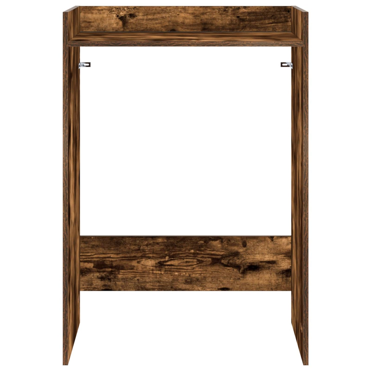 Wash Machine Cabinet with Storage Smoked Oak 67.5 x 48 x 97 cm