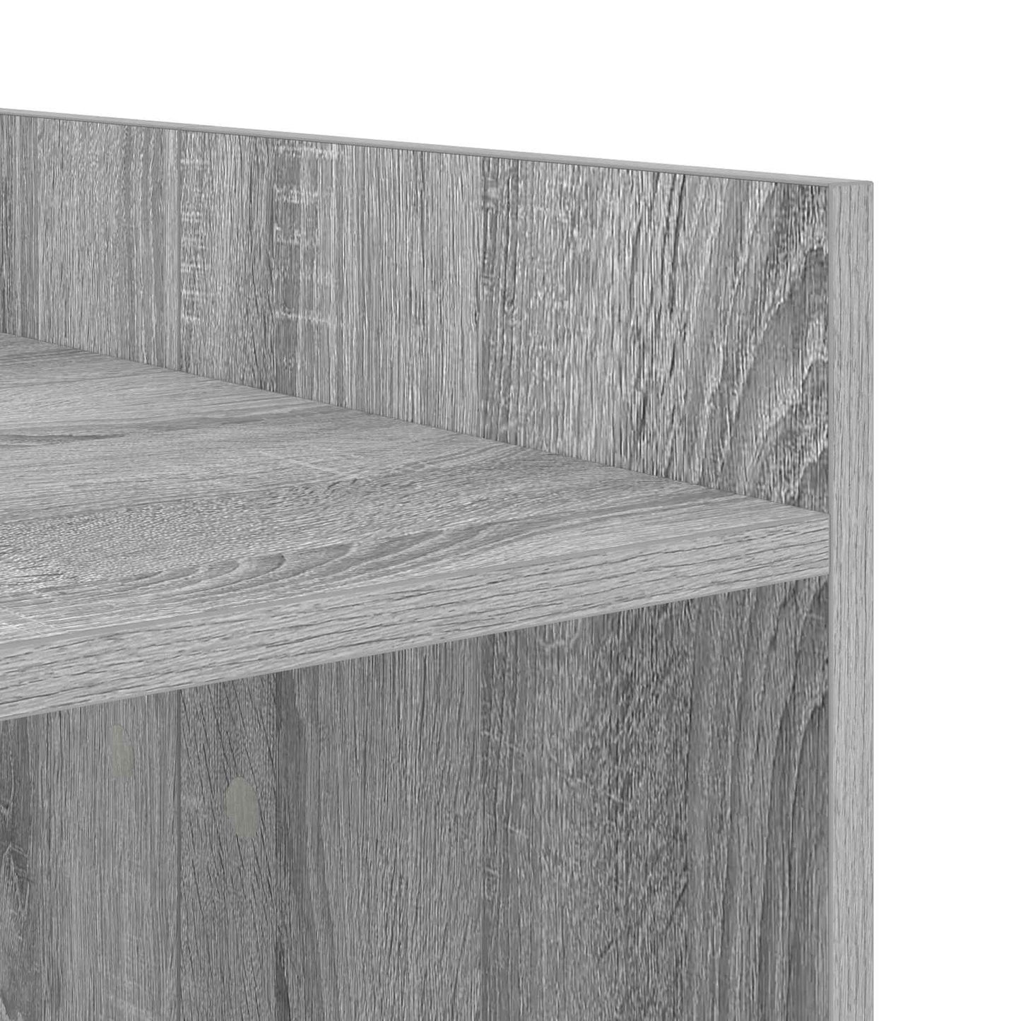 Wash Machine Cabinet with Storage Grey Sonoma 67.5 x 48 x 97 cm