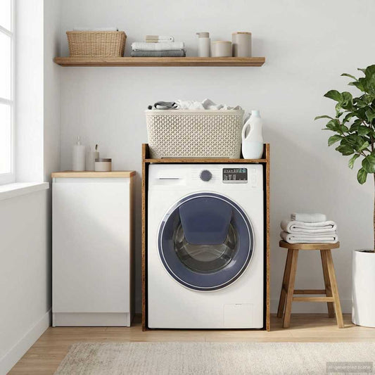 Wash Machine Cabinet Old Wood 67.5 x 48 x 97 cm Engineered wood