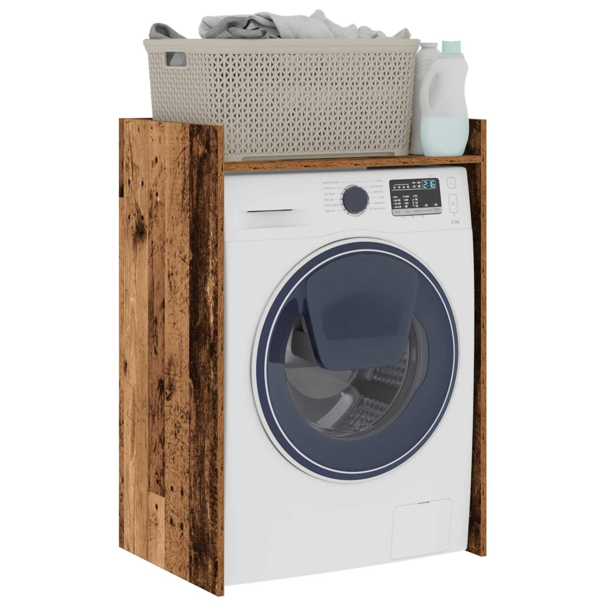 Wash Machine Cabinet Old Wood 67.5 x 48 x 97 cm Engineered wood