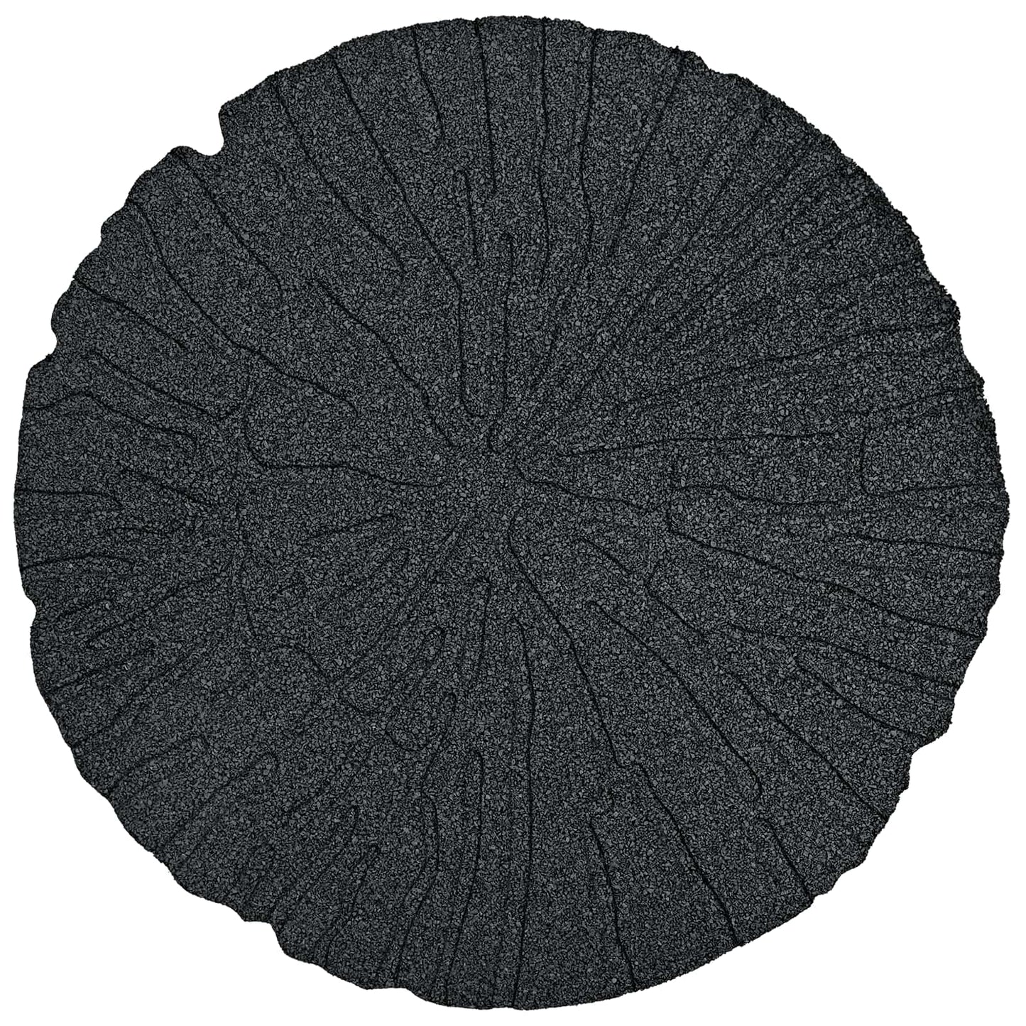 Stepping Stone 6 pcs Black Ø 45 x 1.8 cm Rubber