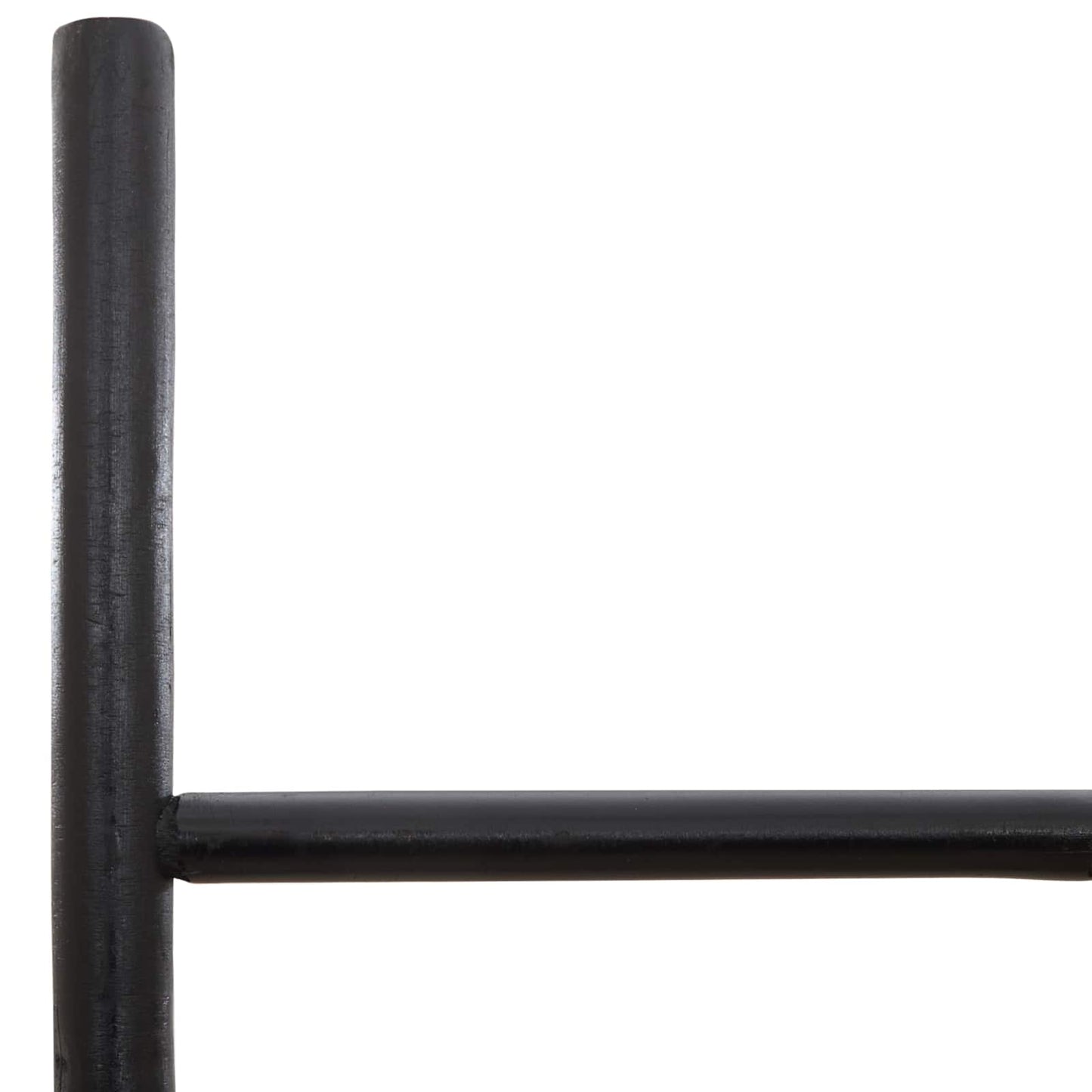 Blanket Ladder Black 50 x 190 cm Bamboo