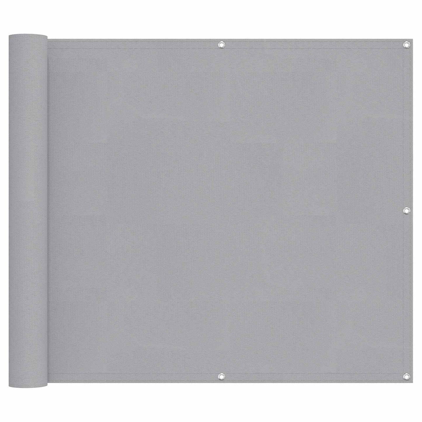Balcony Screen Light Grey 100 x 400 cm Oxford Fabric