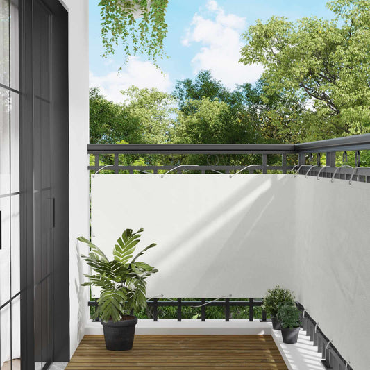 Balcony Screen 90 x 200 cm PU coated oxford alu