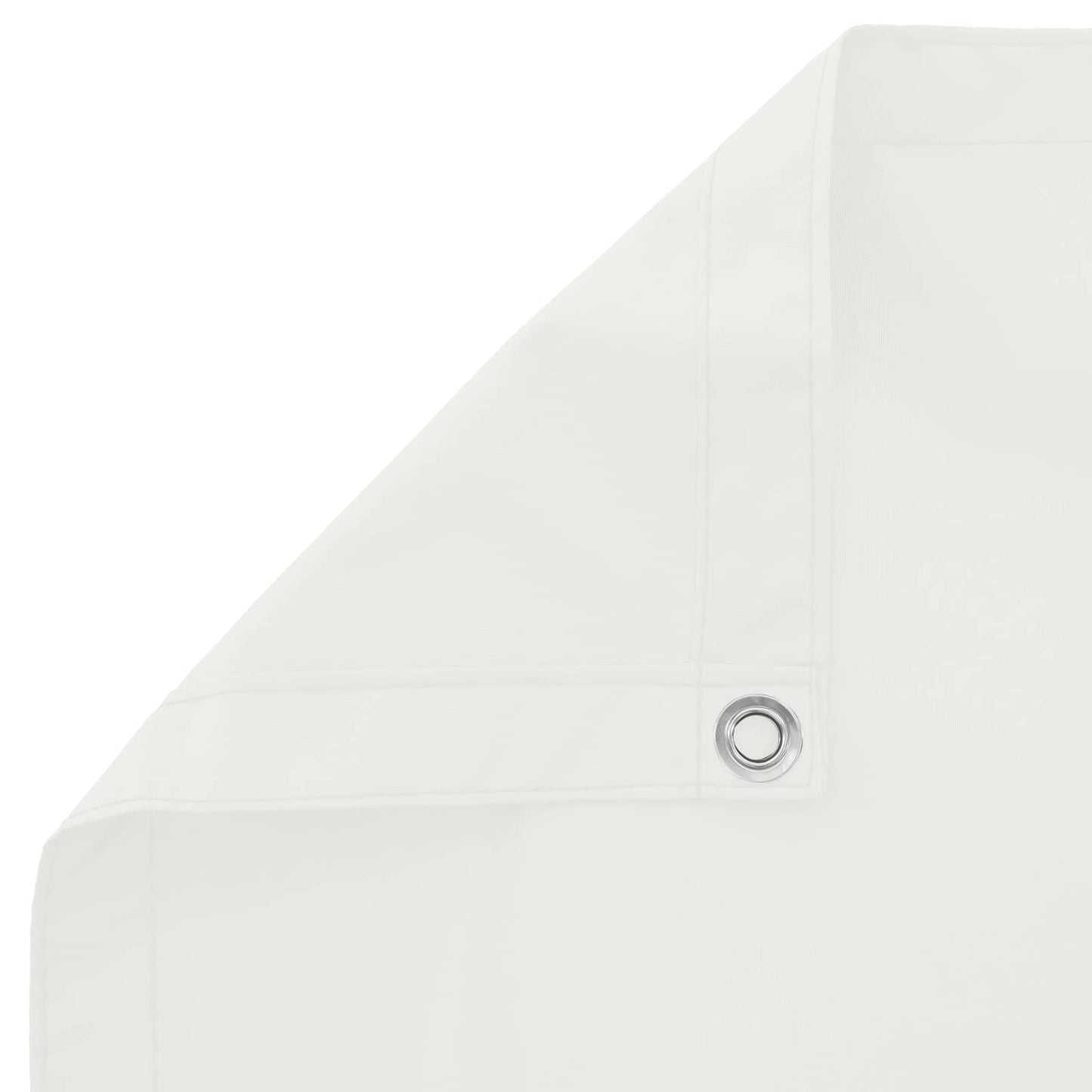 Balcony Screen White 100 x 300 cm Oxford Fabric