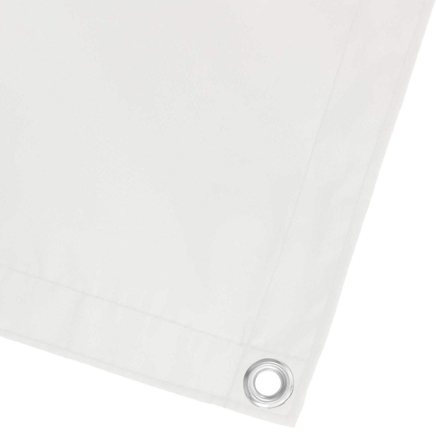 Balcony Screen White 100 x 600 cm Oxford Fabric