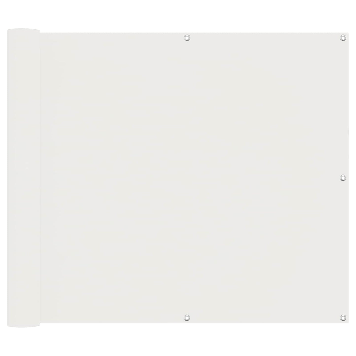 Balcony Screen White 100 x 600 cm Oxford Fabric