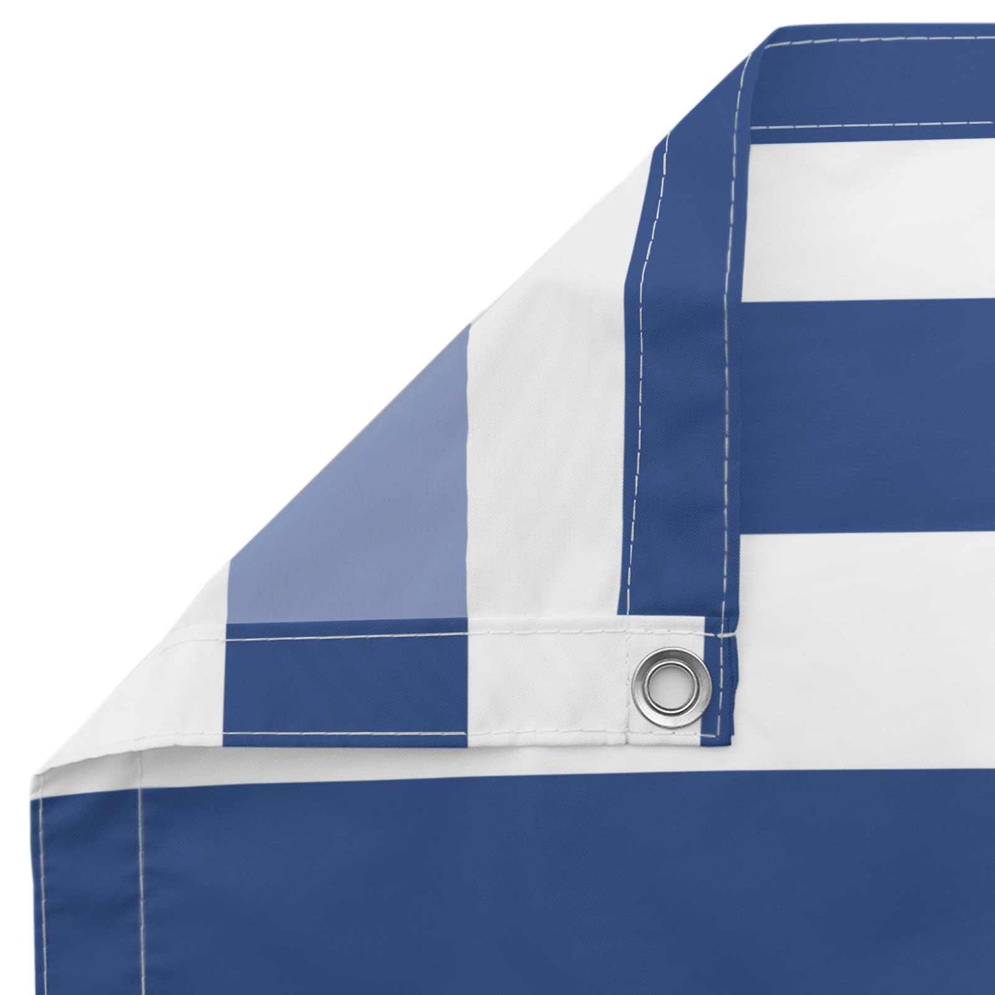 Balcony Screen Blue and White 100 x 1000 cm Oxford Fabric