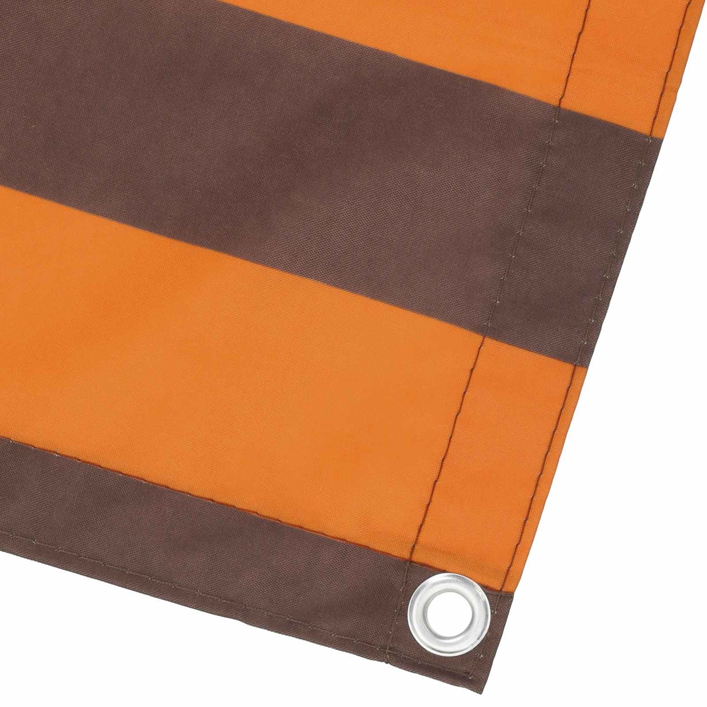 Balcony Screen Orange and Brown 75 x 200 cm