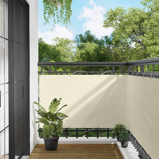 Balcony Screen 90 x 200 cm PU coated oxford alu