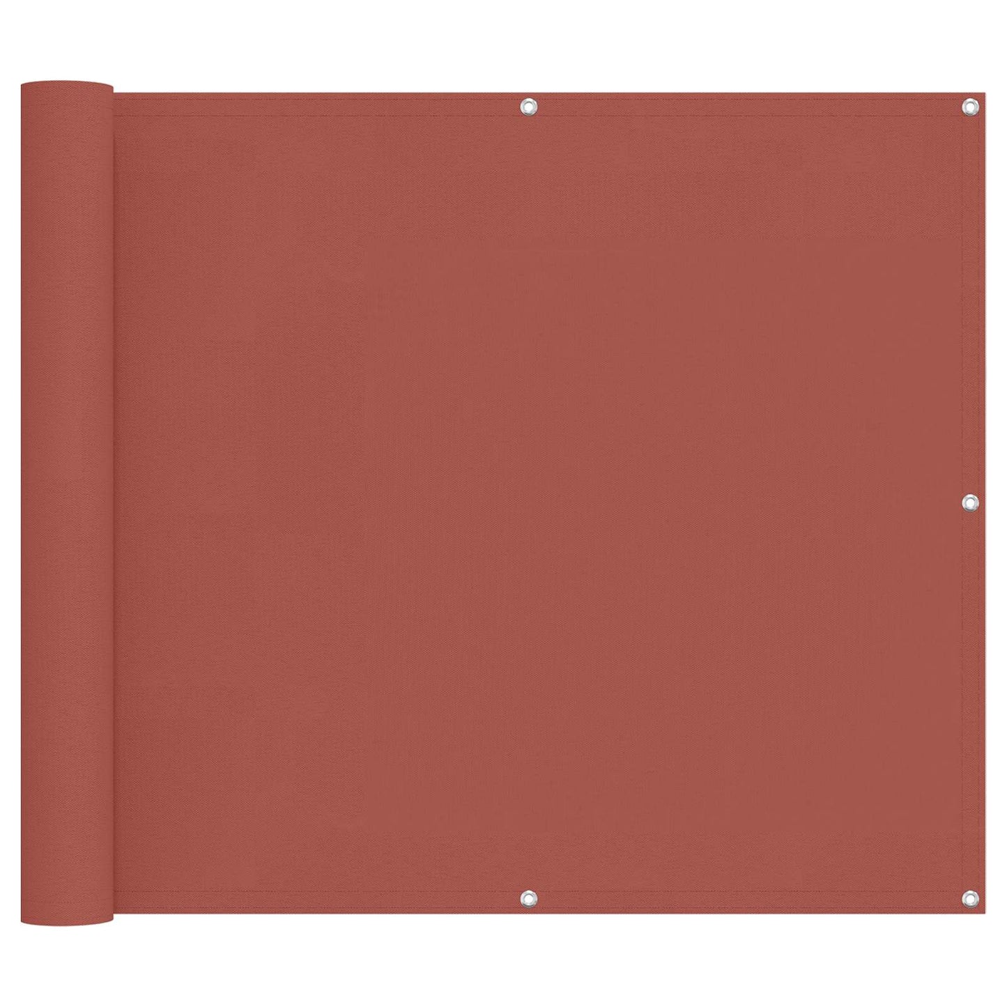 Balcony Screen Terracotta 100 x 500 cm Oxford Fabric