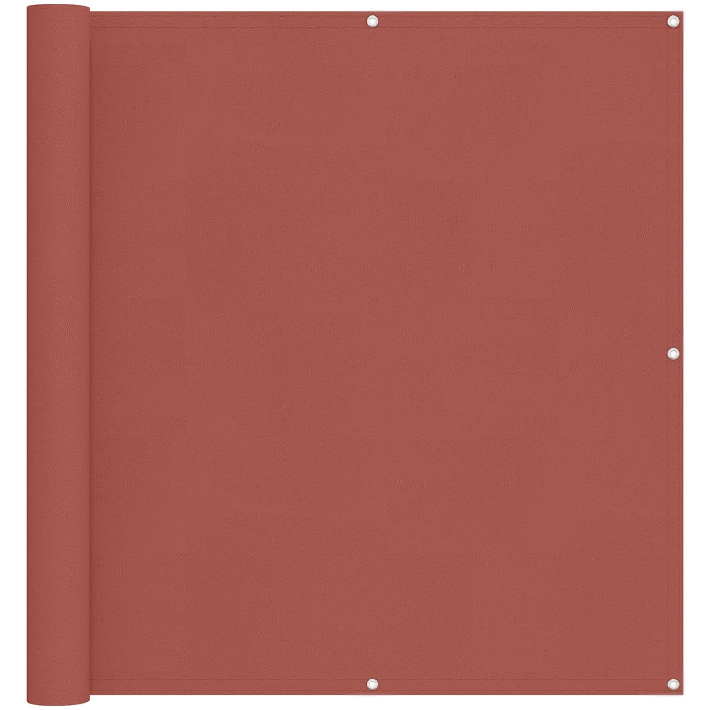 Balcony Screen Terracotta 110 x 1000 cm Oxford Fabric