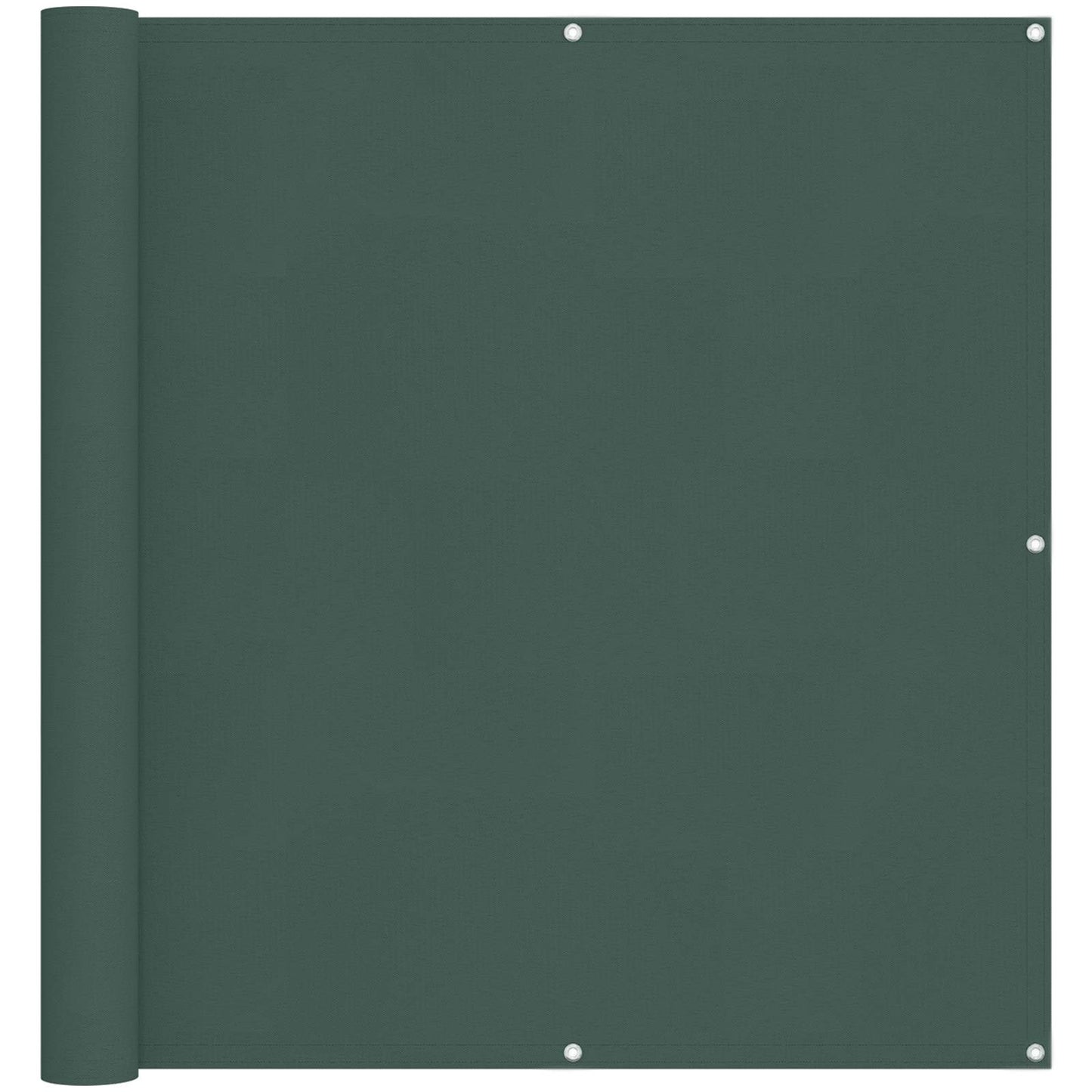 Balcony Screen Dark Green 110 x 300 cm Oxford Fabric