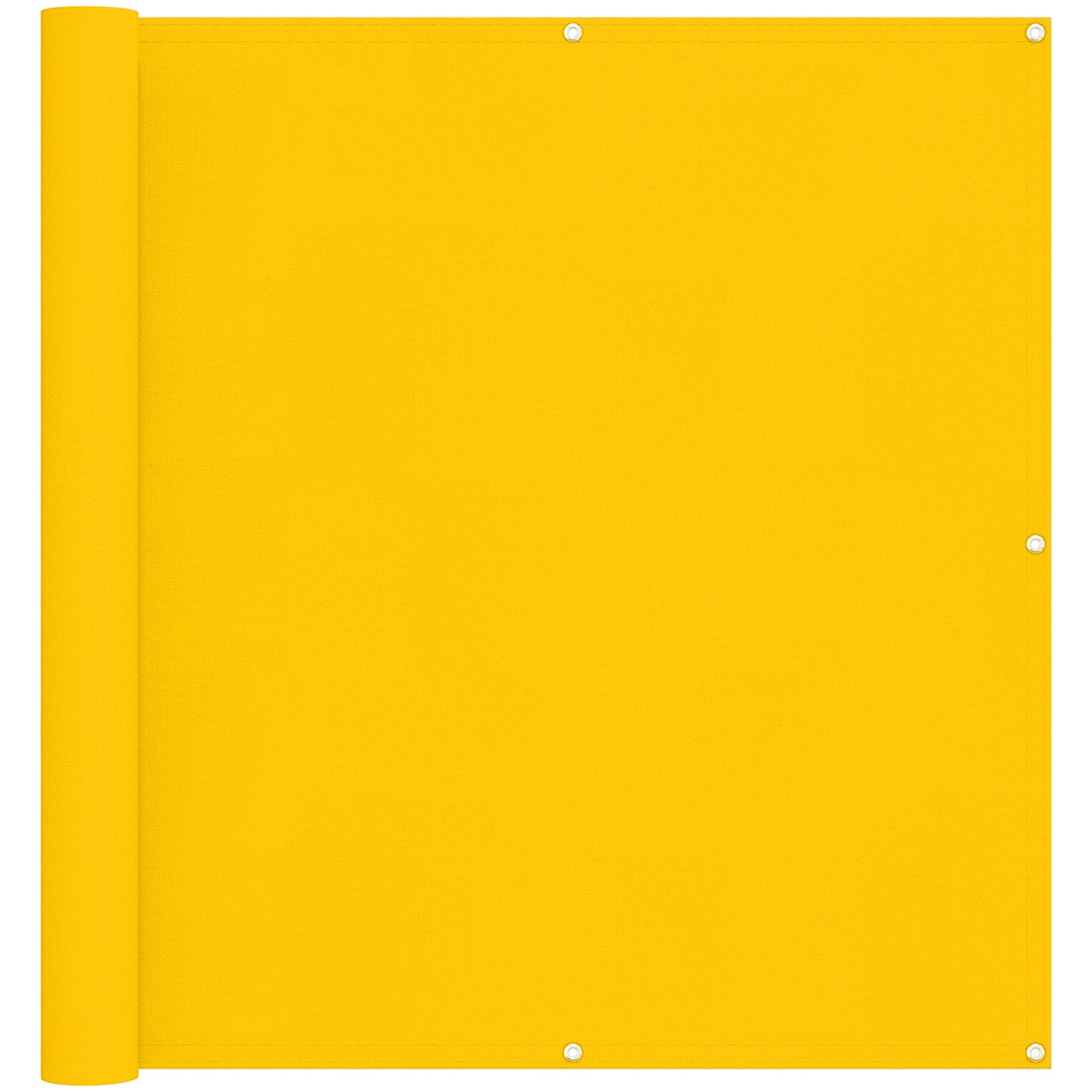 Balcony Screen Yellow 110 x 700 cm Oxford Fabric