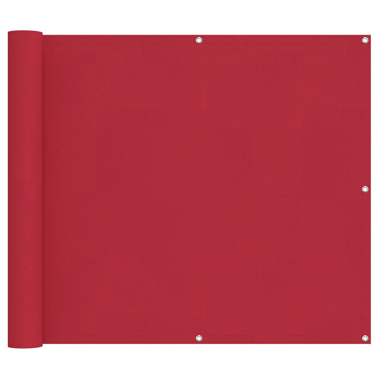 Balcony Screen Red 90 x 200 cm Oxford Fabric