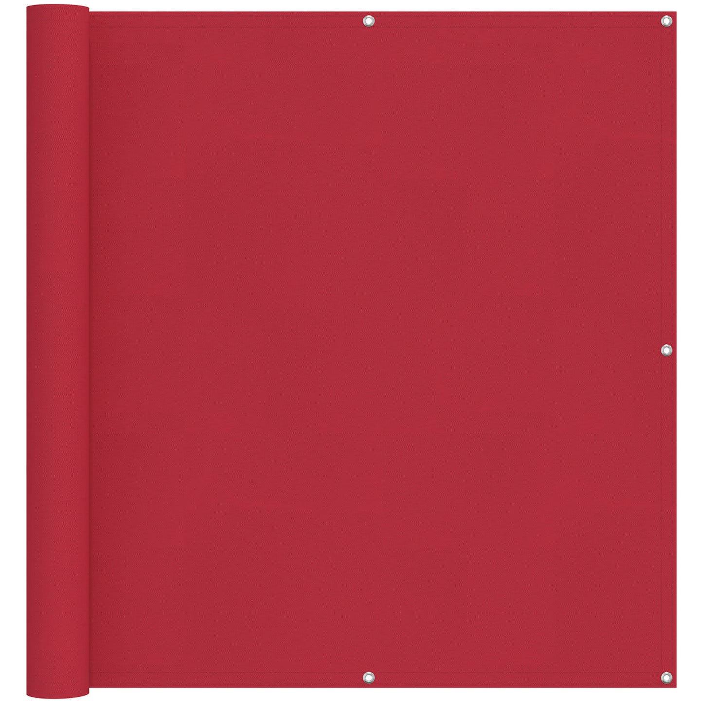 Balcony Screen Red 110 x 800 cm Oxford Fabric