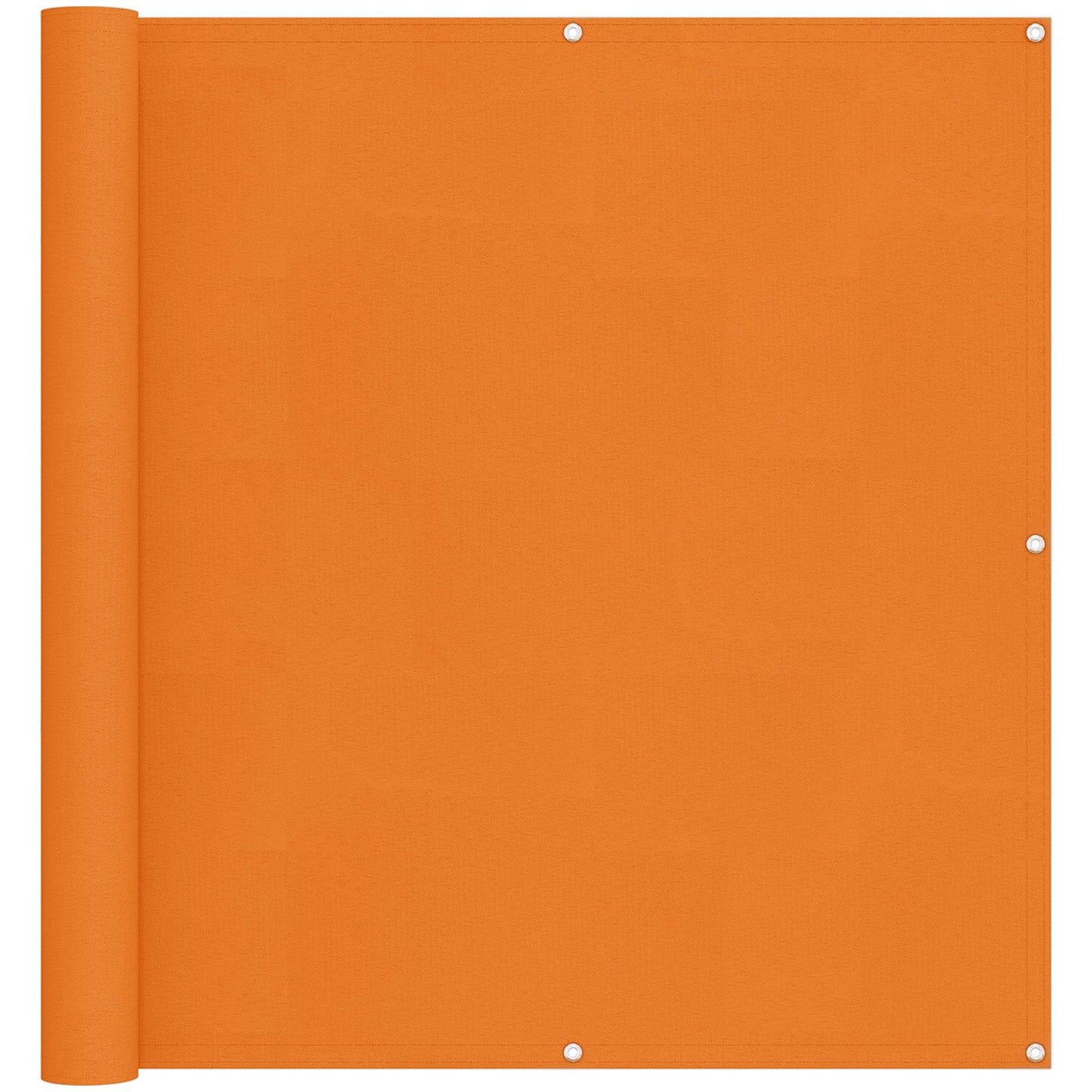 Balcony Screen Orange 110 x 200 cm Oxford Fabric