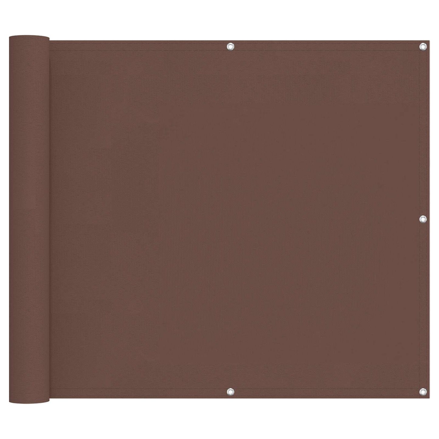 Balcony Screen Brown 100 x 300 cm Oxford Fabric