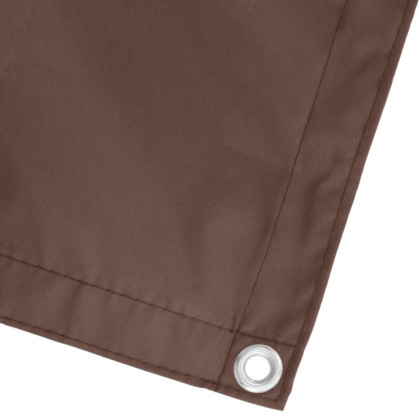 Balcony Screen Brown 110 x 800 cm Oxford Fabric