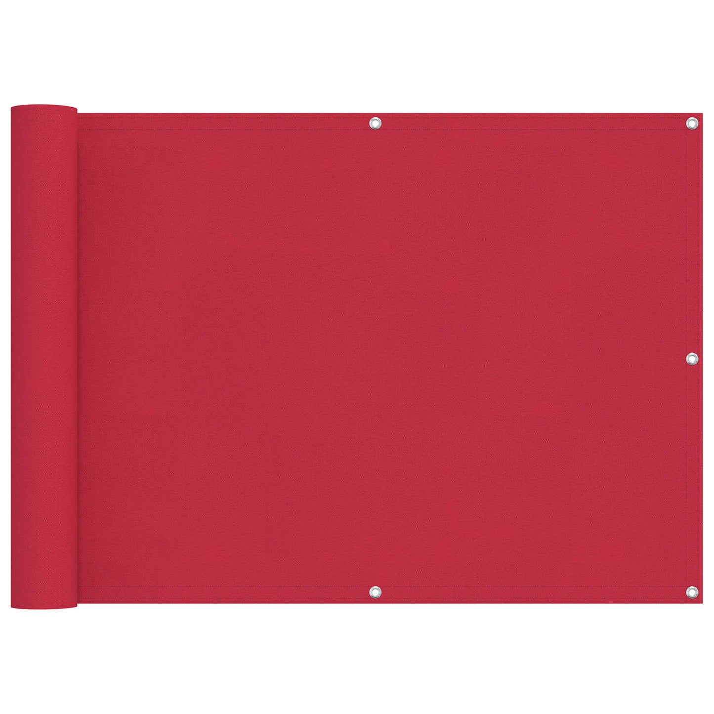 Balcony Screen Burgundy 75 x 1000 cm PU coated oxford alu