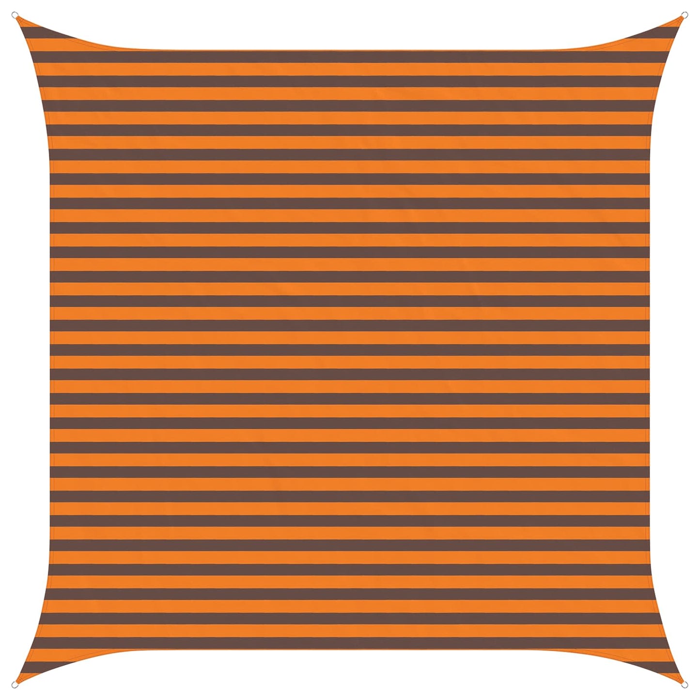 Sun Shade Sail Orange and Brown 3.6 x 3.6 m