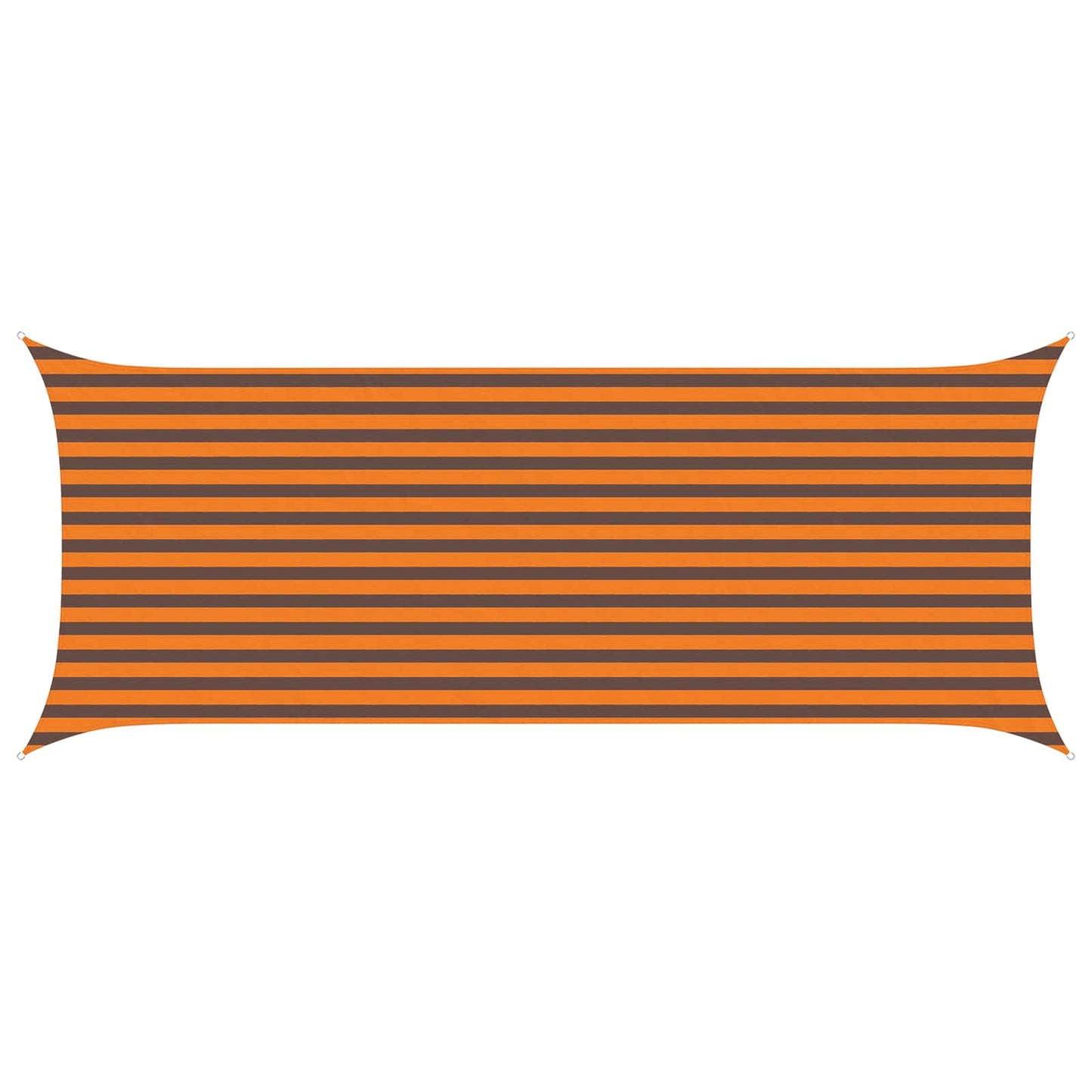 Sun Shade Sail Orange and Brown 5 x 2 m 100% Polyester Oxford
