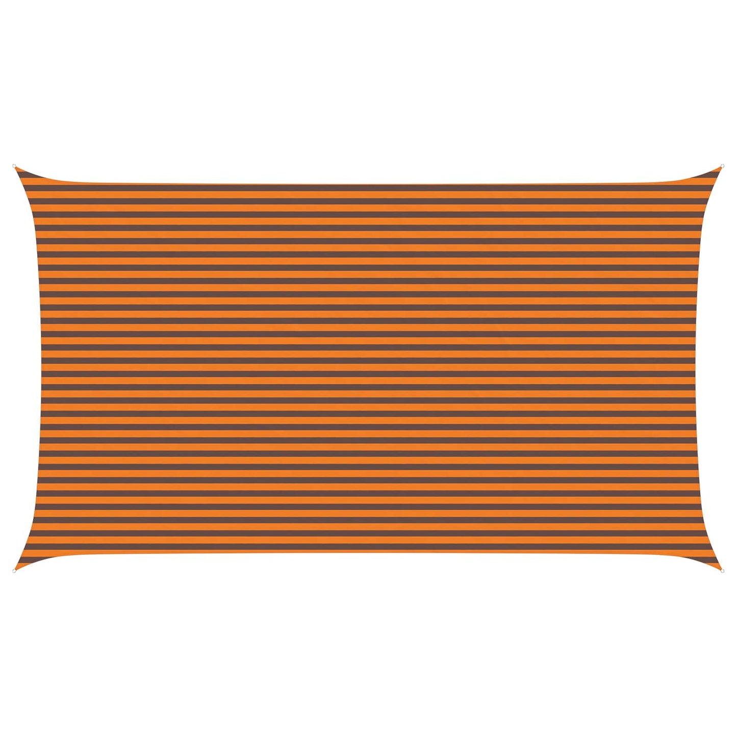 Sun Shade Sail Orange and Brown 7 x 4 m 100% Polyester Oxford