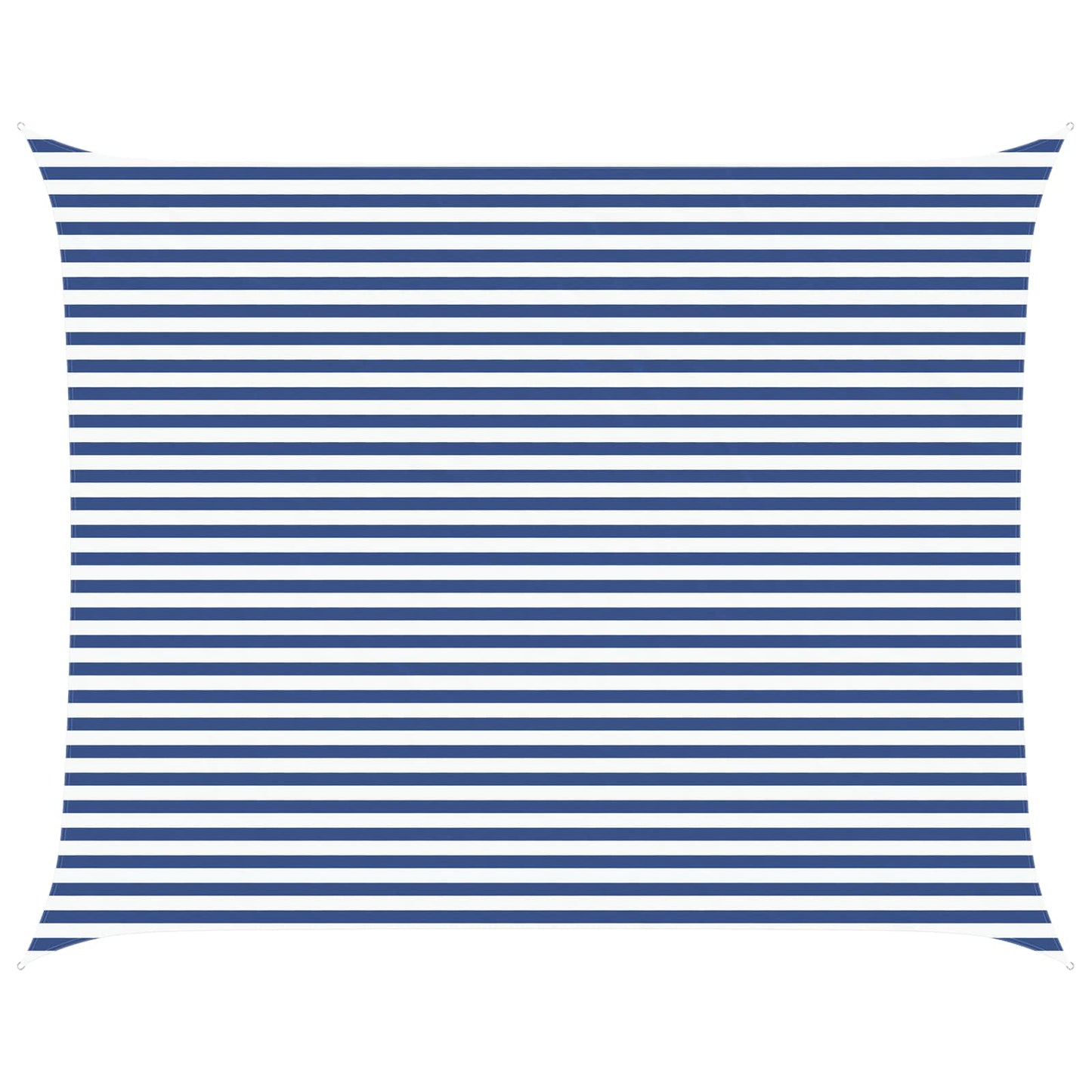 Sun Shade Sail Blue and White 5 x 4 m 100% Polyester Oxford