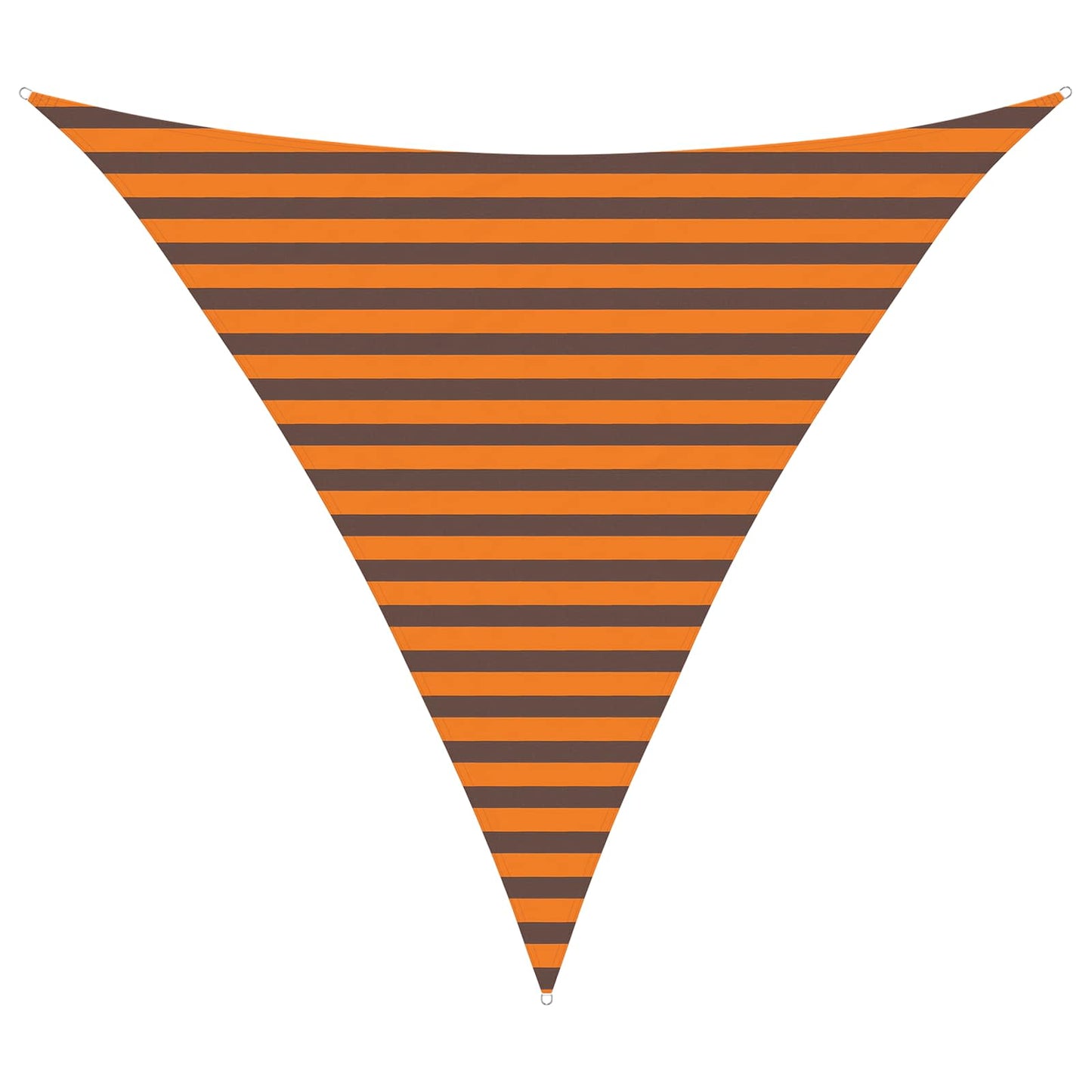 Sun Shade Sail Orange and Brown 3 x 3 x 3 m