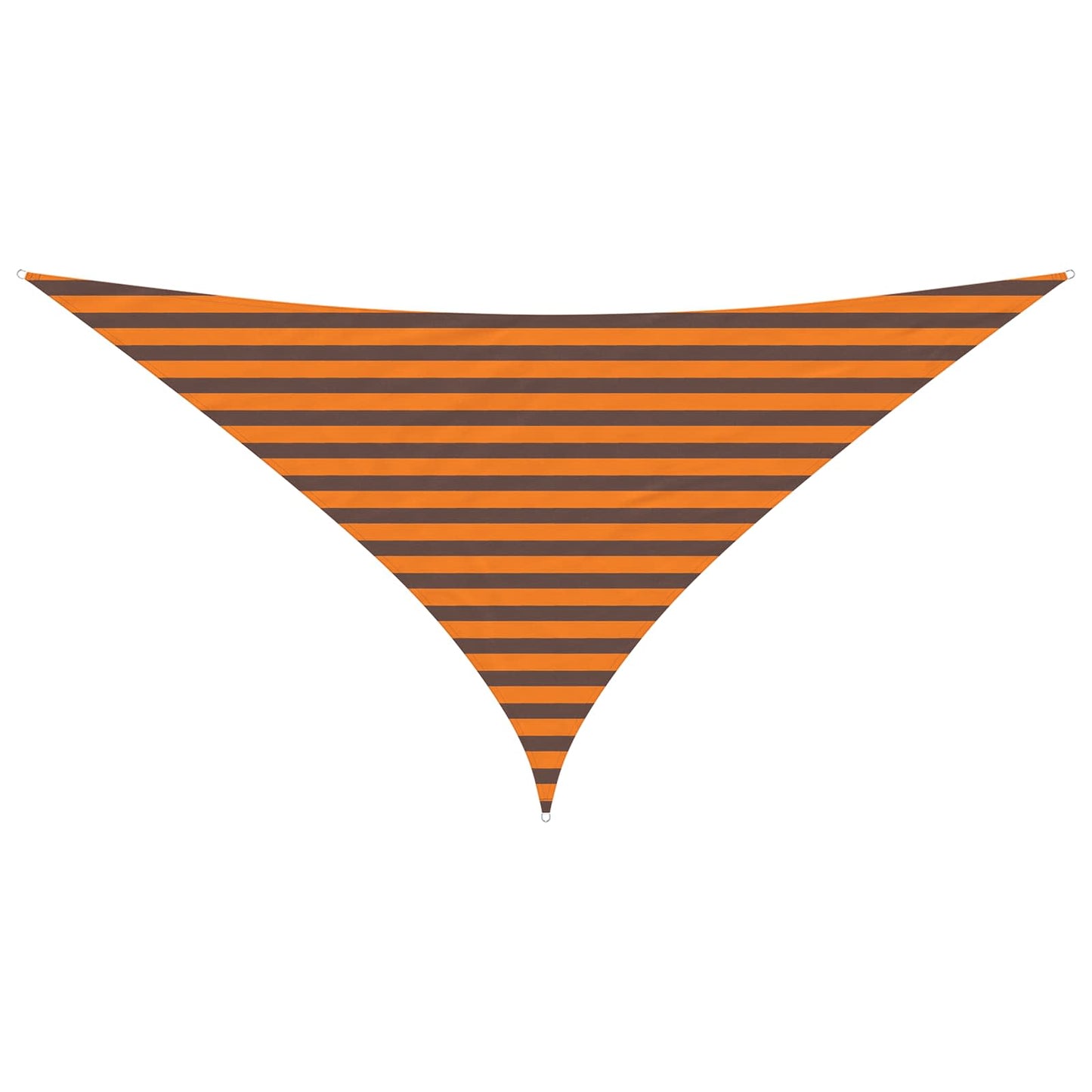 Sun Shade Sail Orange and Brown 3 x 3 x 4.24 m