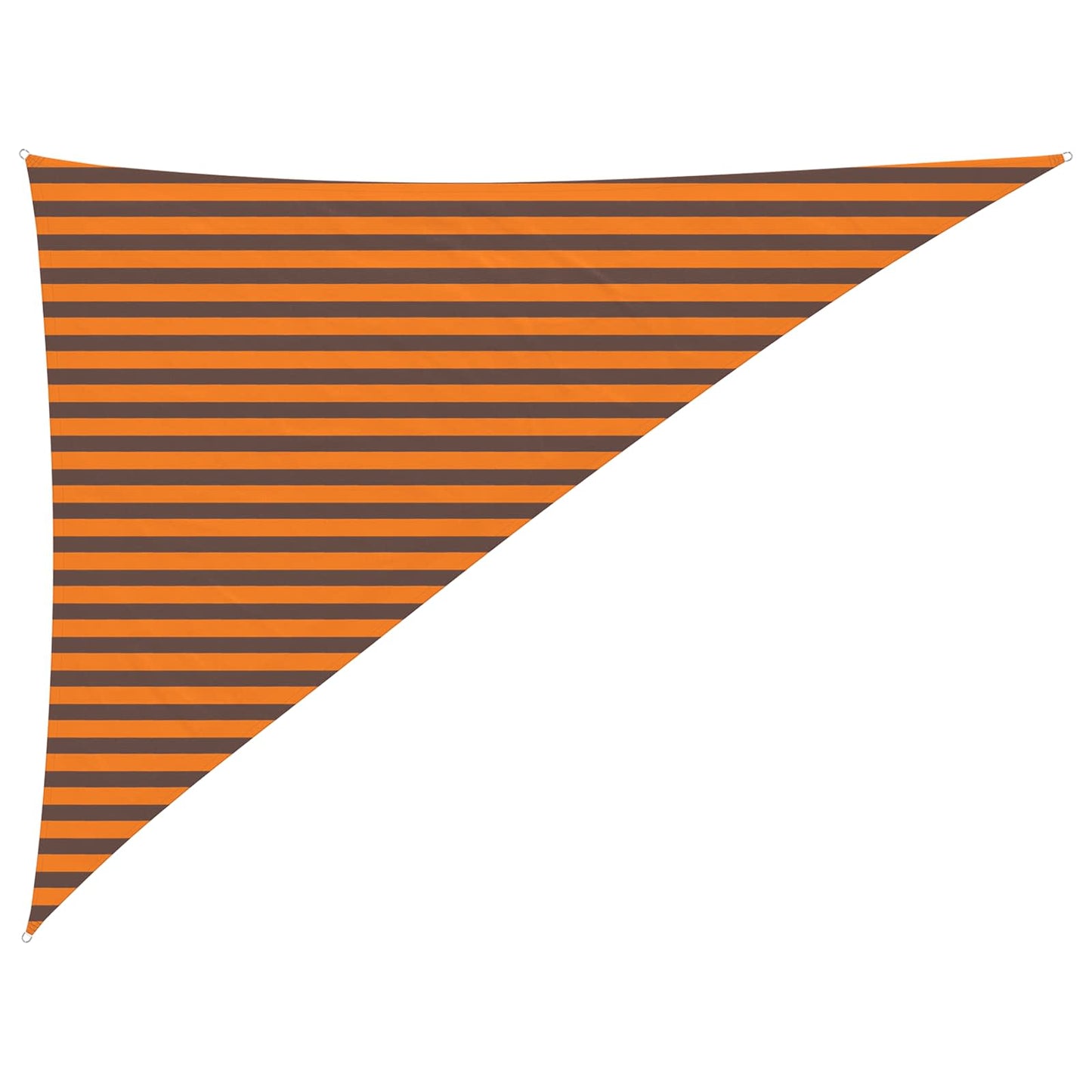Sun Shade Sail Orange and Brown 3 x 4 x 5 m