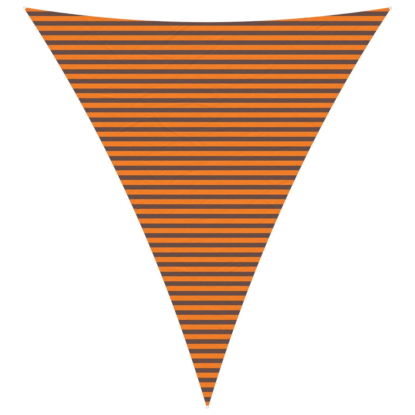 Sun Shade Sail Orange and Brown 5 x 6 x 6 m