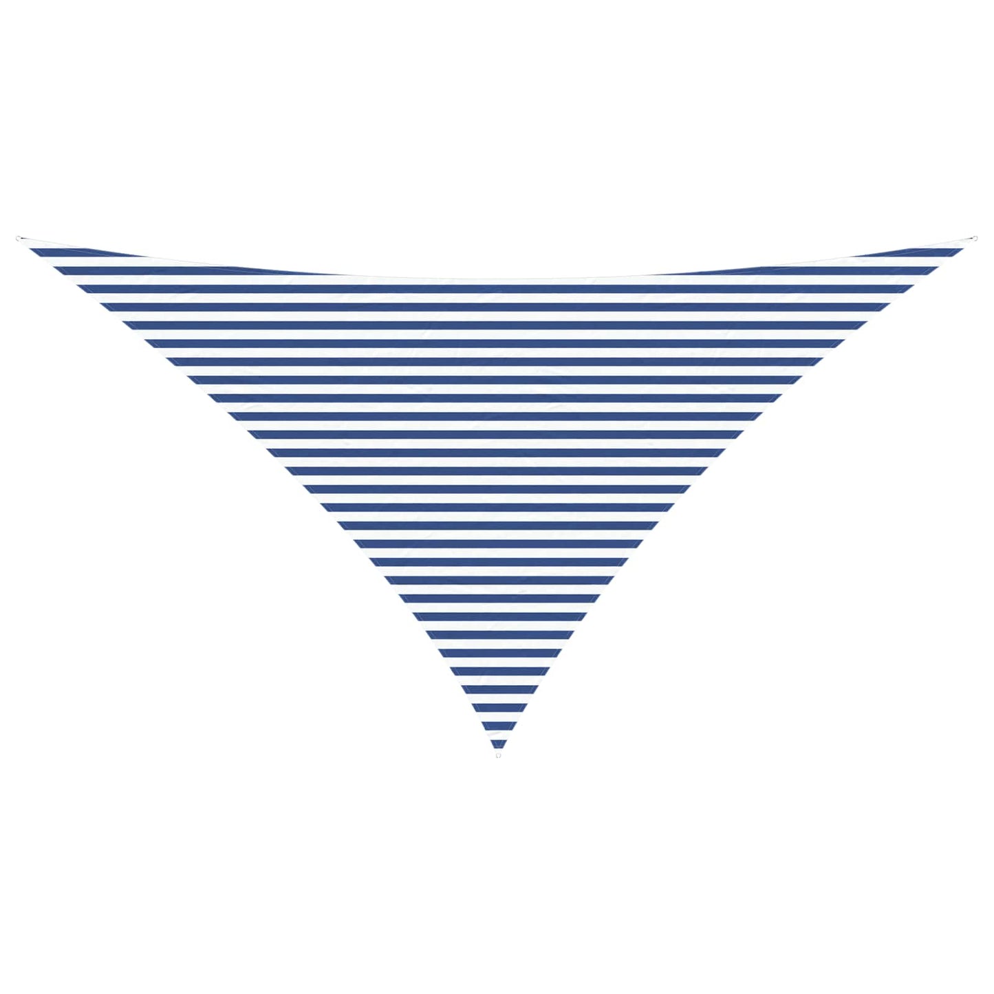Sun Shade Sail Blue and White 7 x 5 x 5 m 100% Polyester Oxford