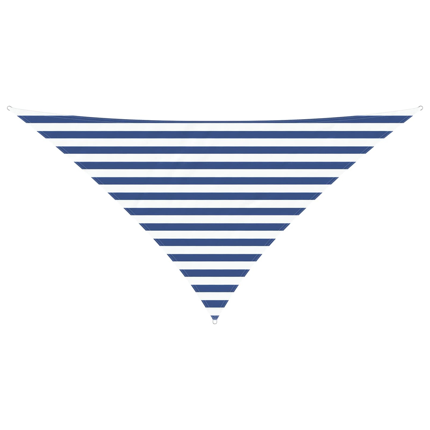Sun Shade Sail Blue and White 2.5 x 2.5 x 3.5 m