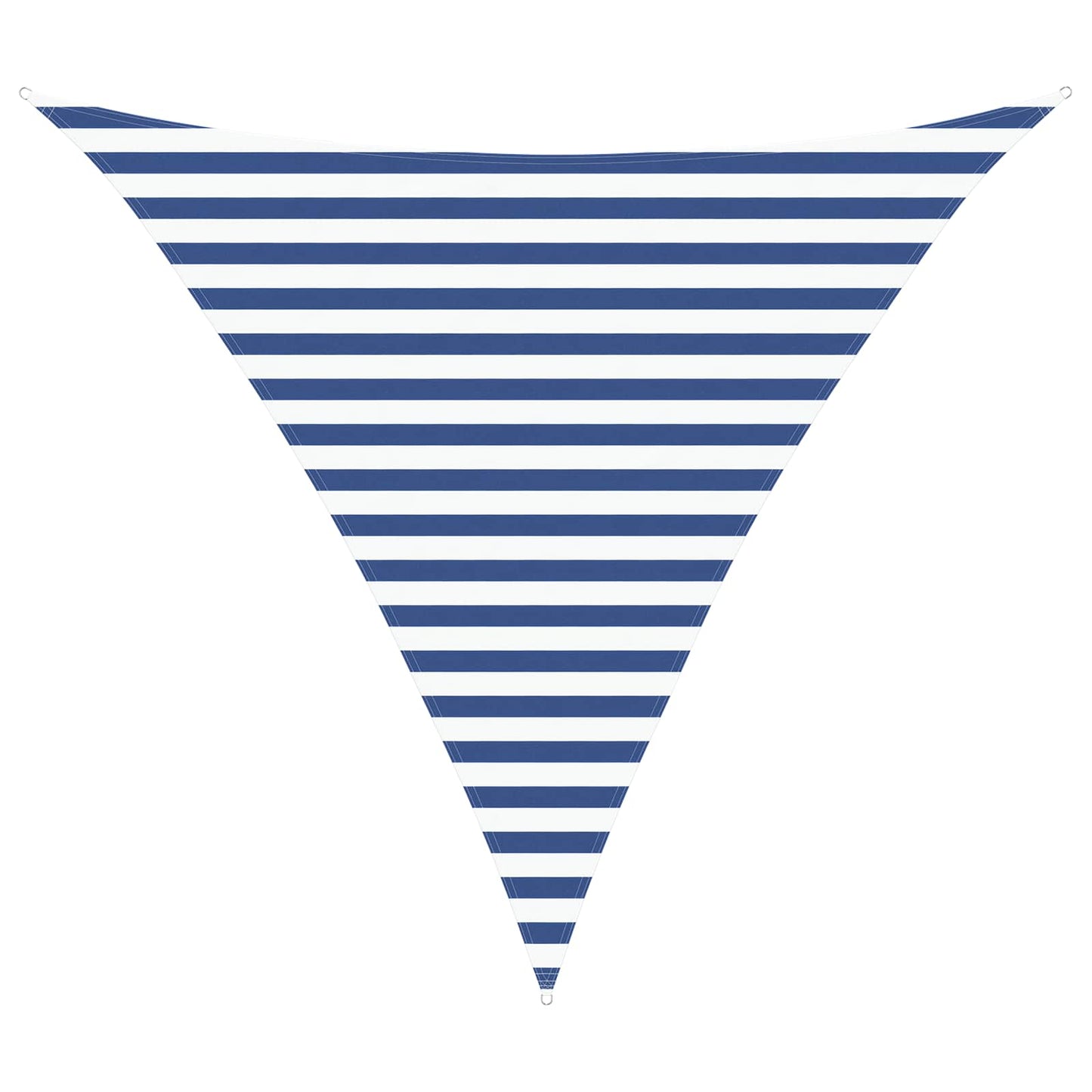 Sun Shade Sail Blue and White 3 x 3 x 3 m 100% Polyester Oxford