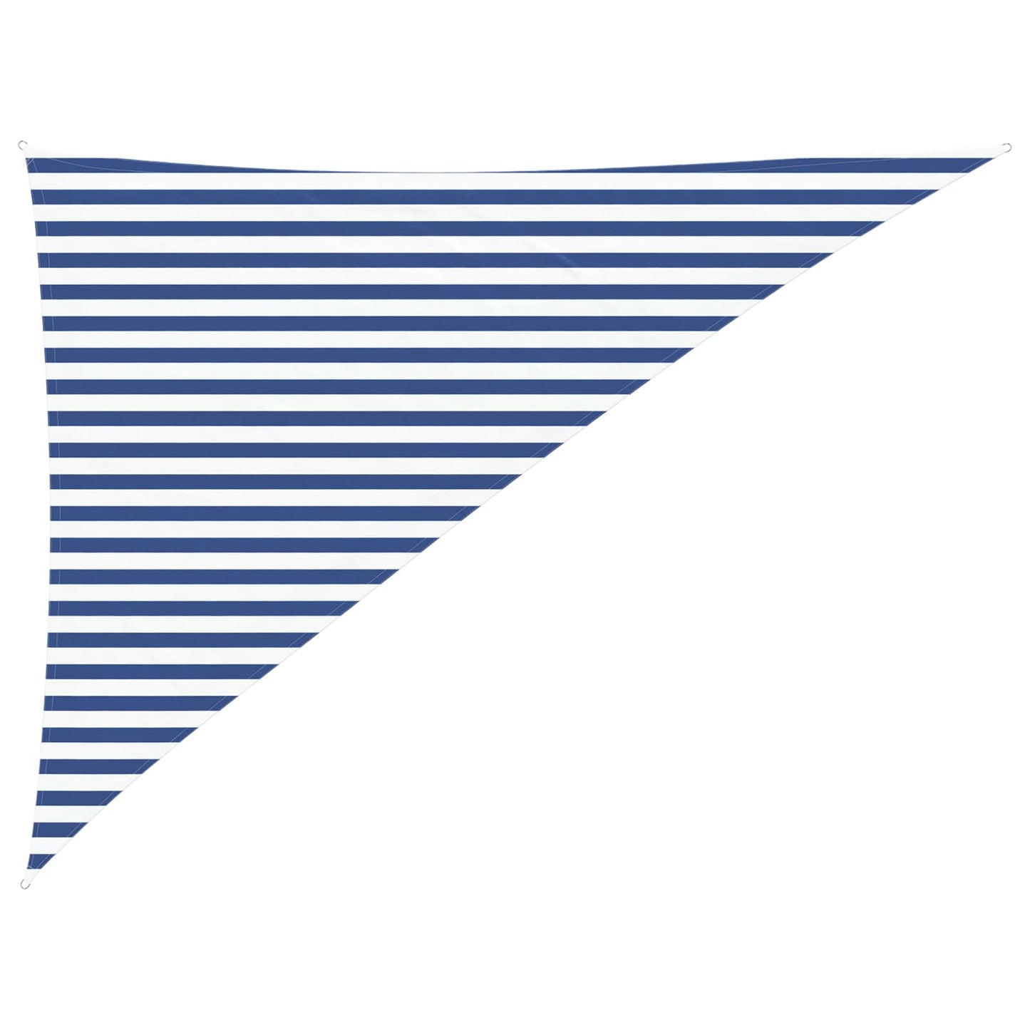 Sun Shade Sail Blue and White 3 x 4 x 5 m 100% Polyester Oxford